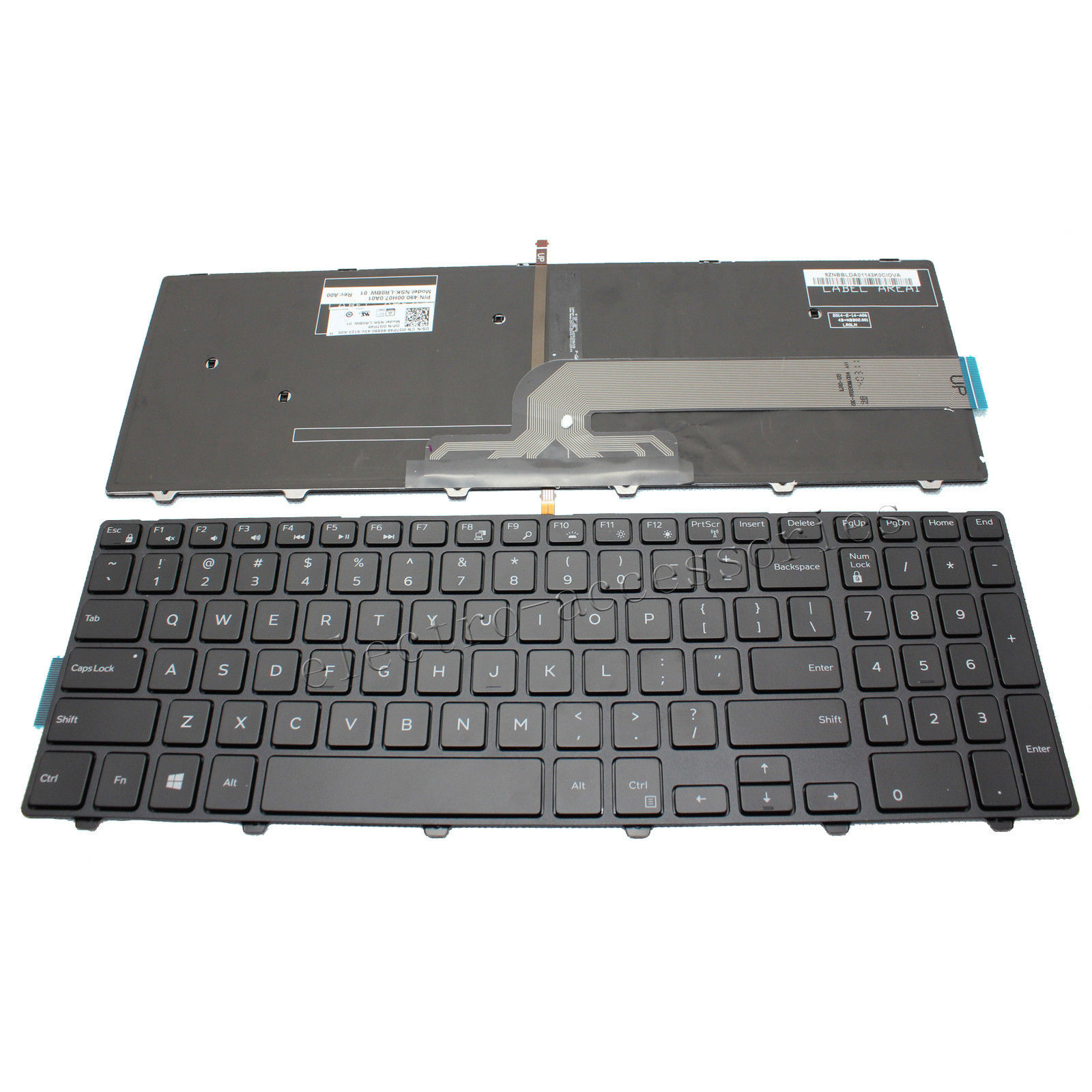 Dell p72f клавиатура замена